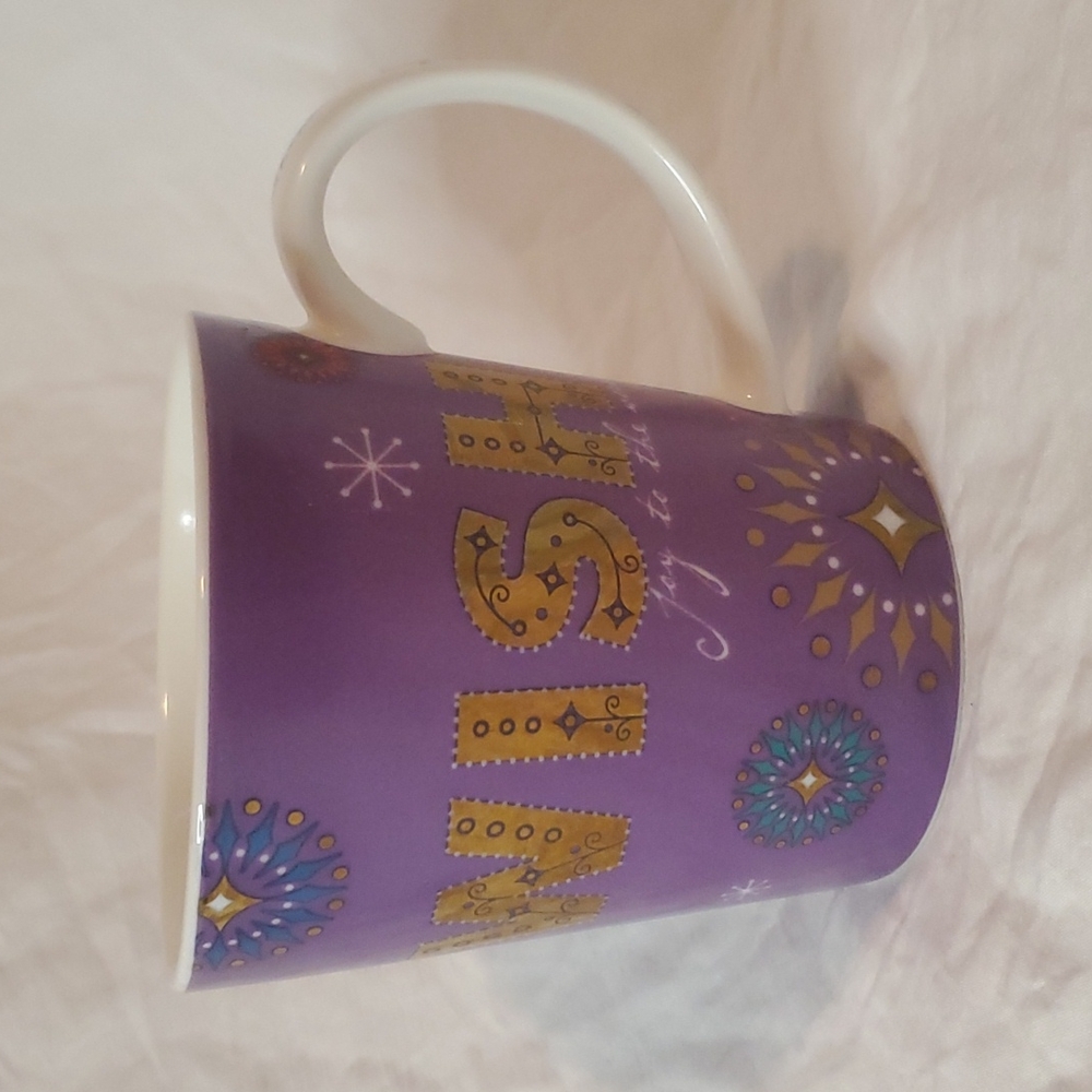 2006 Starbucks Holiday Mug "Wish" Christmas Coffee Cup